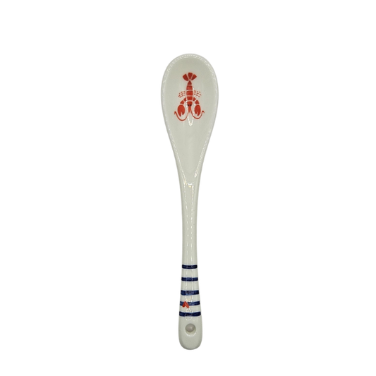 Cuillère en porcelaine - Ecrevisse