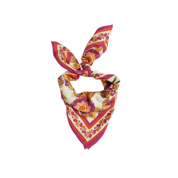 Bonheur du jour - Petit foulard - Jakarta Ecru