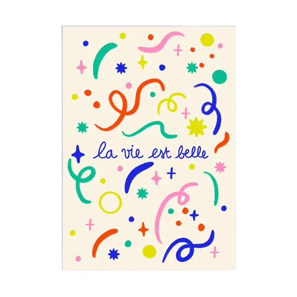 MY 365 - Carte postale - Cokiyette - La vie est belle