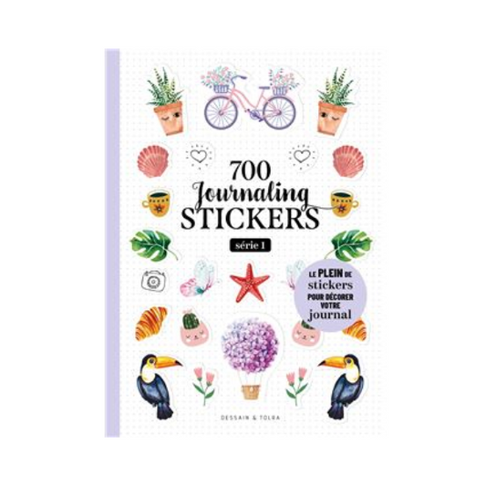 700 journaling stickers série 1