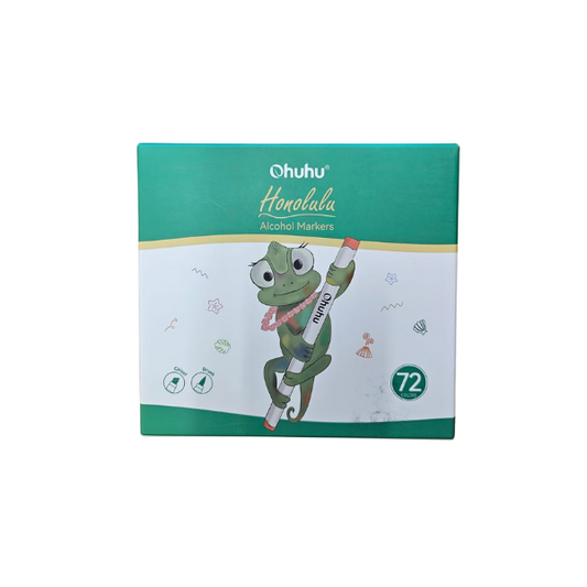 Coffret de 72 marqueurs artistiques Ohuhu Honolulu – Double pointe alcool