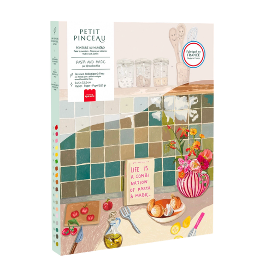 Peinture à Numéro Petit Pinceau - Pasta & Magic