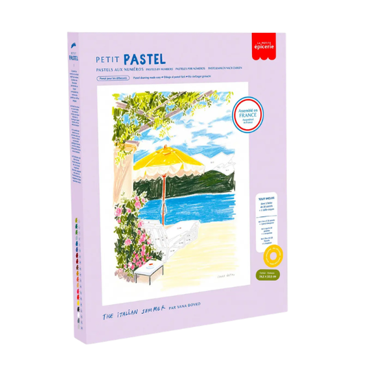 Pastel au numéro - The Italian summer