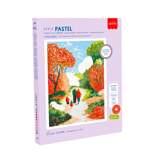 Pastel au numéro - Balade d'automne