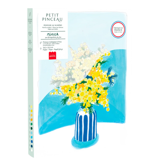 Peinture à Numéro Petit Pinceau - Mimosa