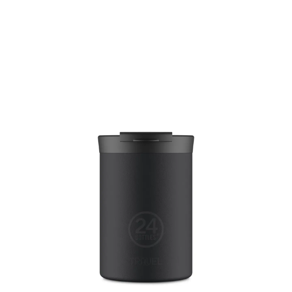 24 Bottles - Gobelet de Voyage | Noir smoking - 350 ml