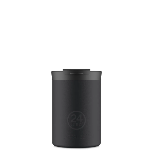 24 Bottles - Gobelet de Voyage | Noir smoking - 350 ml