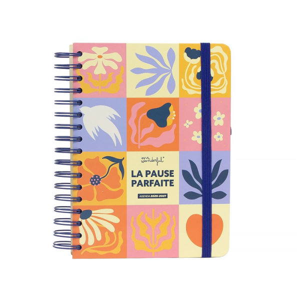 Agenda scolaire Mr. Wonderful 2026-2027 Journalier La pause parfaite