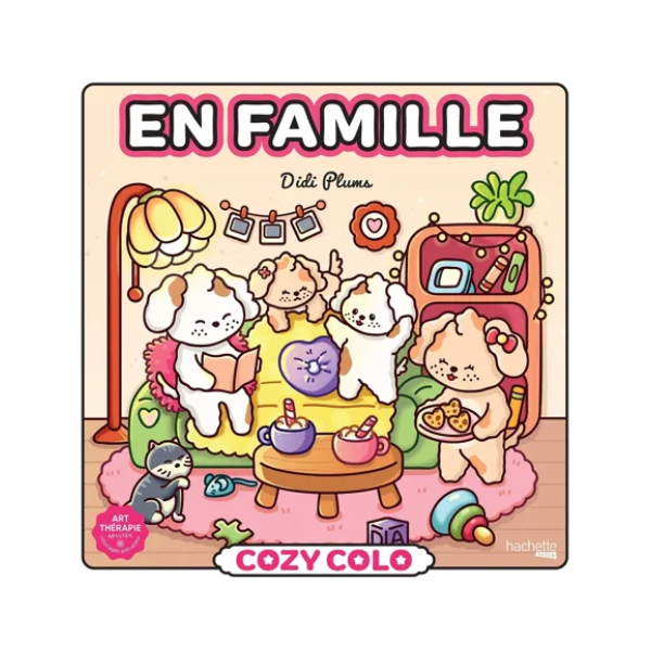 Hachette - Cozy Colo Didi Plums : En famille