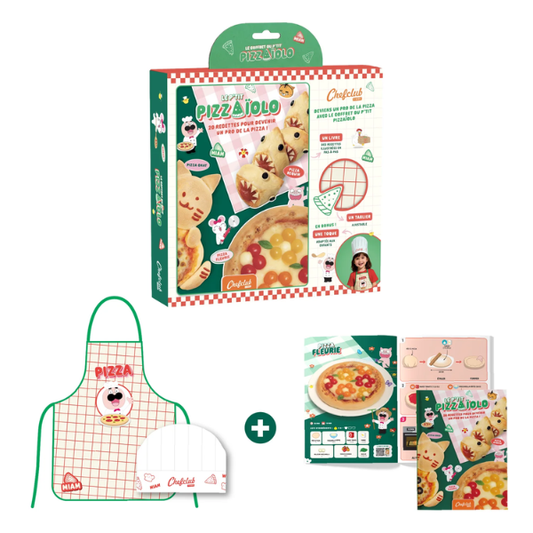 Chefclub - Coffret Kids : Le Pizzaiolo et le tablier pizza