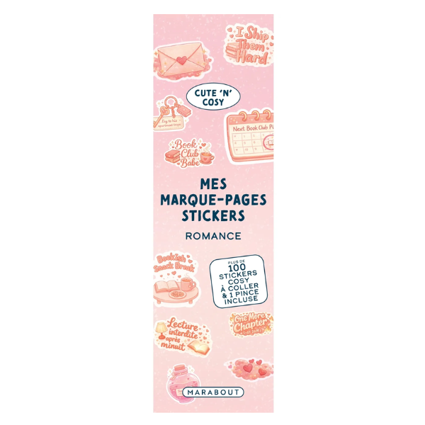 Marque-pages à personnaliser – Stickers Romance