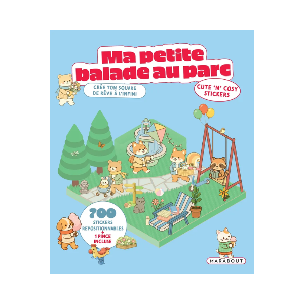 Stickers Ma petite balade au parc - Cute 'n' cosy stickers