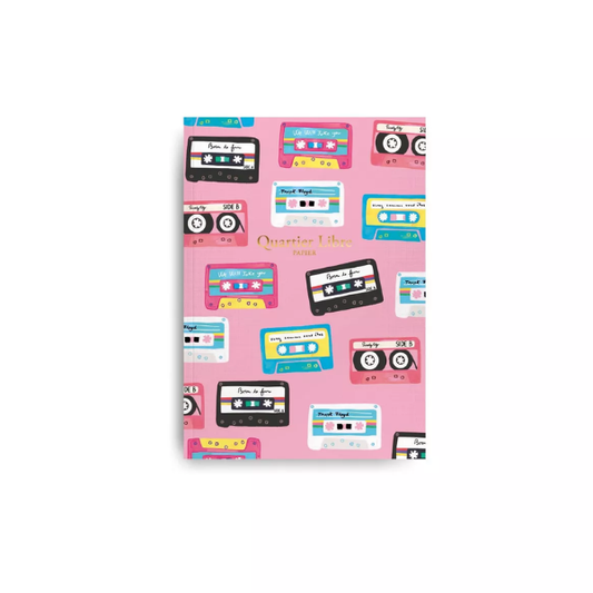 Quartier Libre - Carnet ligné A6 Mix tape