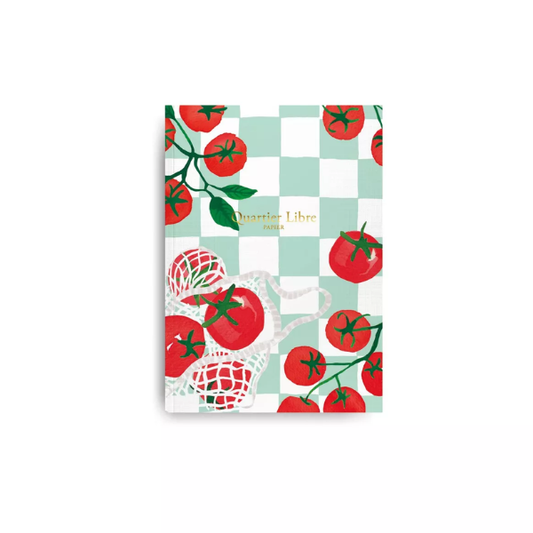 Quartier Libre - Carnet ligné A6 Tomates