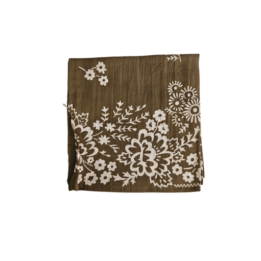 So family - Foulards Mysore Kaki - 100x100cm