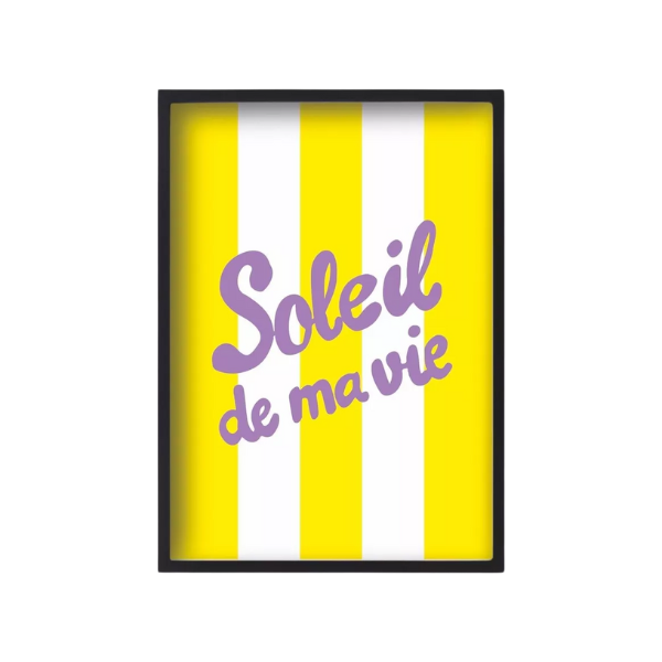 Quartier Libre - Affiche A4 Soleil de ma Vie