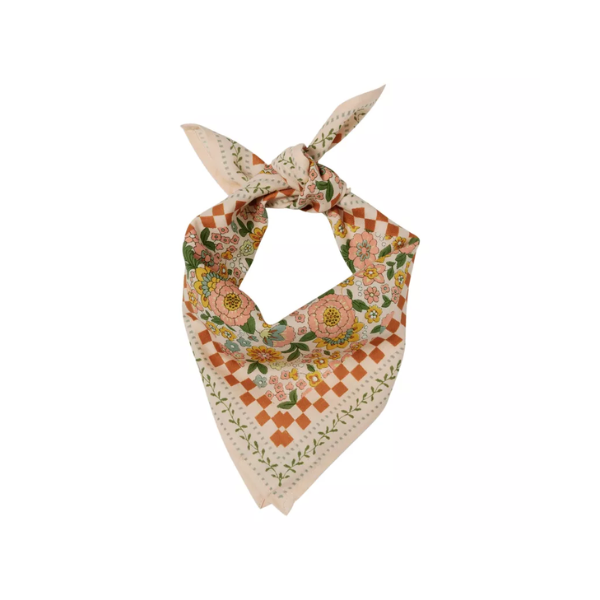 Bonheur du jour - Petit foulard - Amaia rose corail