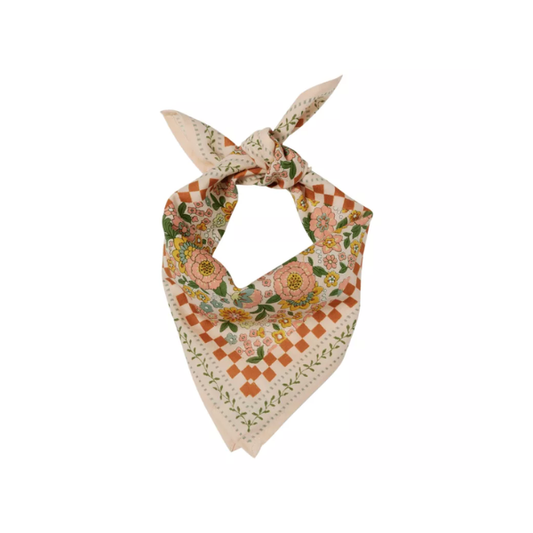 Bonheur du jour - Petit foulard - Amaia rose corail