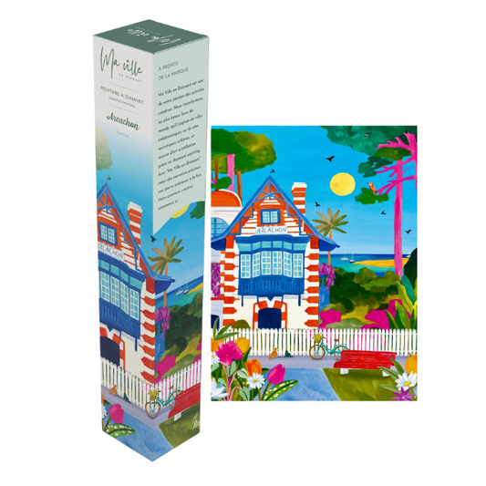 Ma Ville en Diamant – Kit de Diamond Painting Arcachon