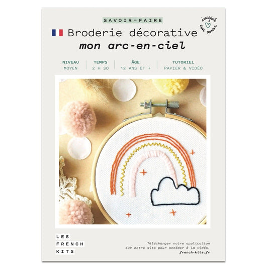 Les French Kits - Broderie décorative - Arc en ciel