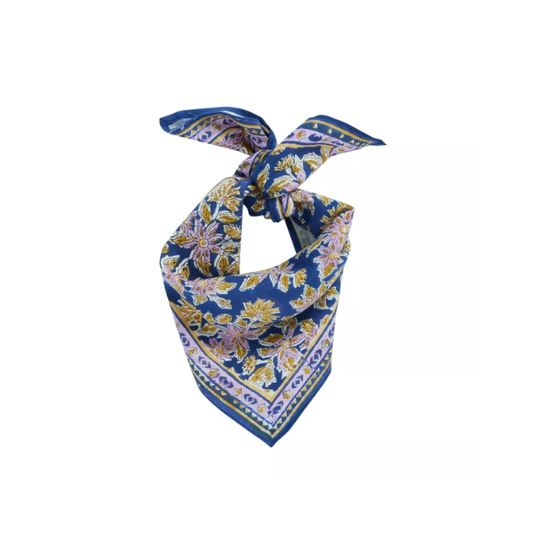 Bonheur du jour - Petit foulard - Arya Indigo