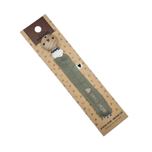 Atelier Wagram - Attache tétine - Bébé chat