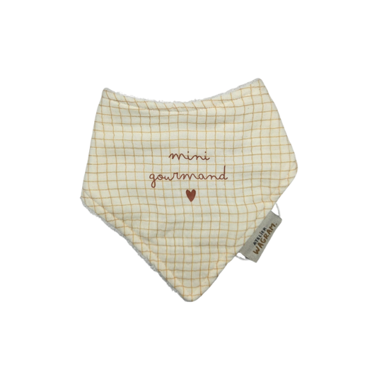 Atelier Wagram - Bavoir Bandana - Mini gourmand