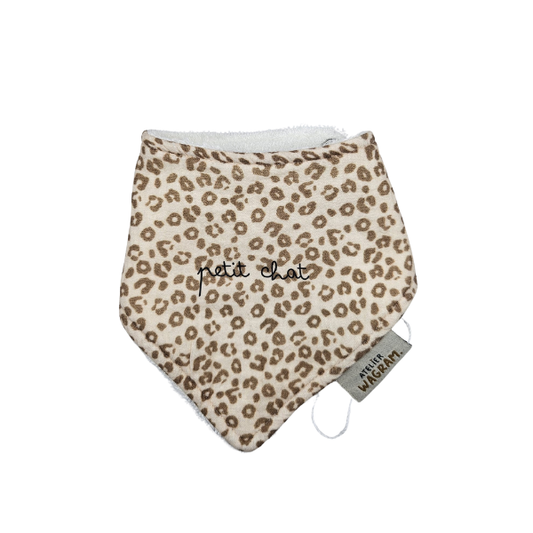 Atelier Wagram - Bavoir Bandana - Petit Chat