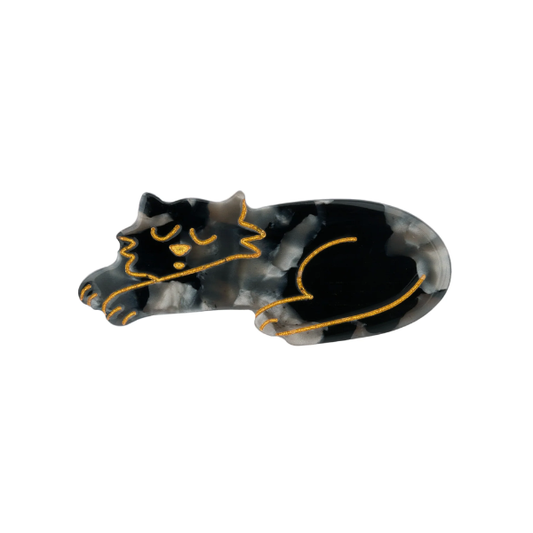 Coucou Suzette - Barrette Chat noir
