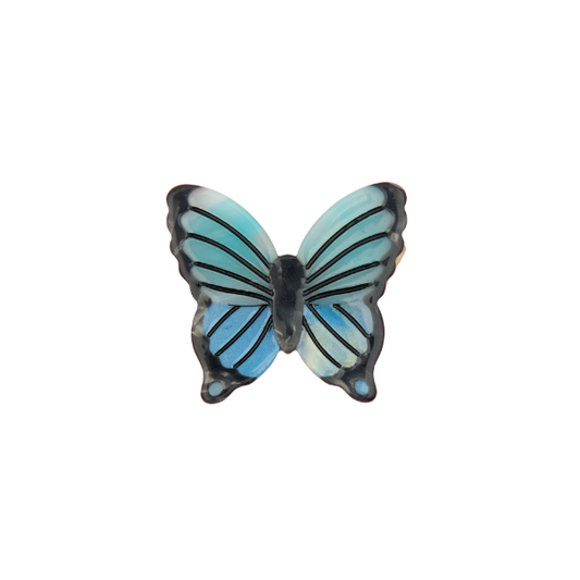 Coucou Suzette - Barrette Papillon bleu