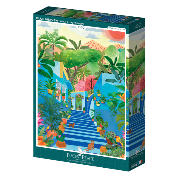 Puzzle Pieces&Peace 1000 Pièces - Blue heaven