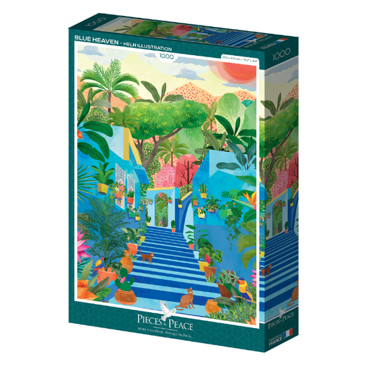 Puzzle Pieces&Peace 1000 Pièces - Blue heaven