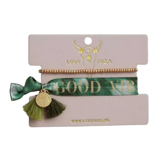 Love Ibiza - Bracelet + Elastique