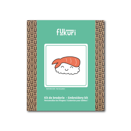Kit de broderie - DIY - Nippon Sushi crevette