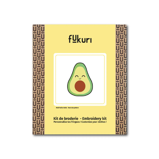 Kit de broderie - DIY - Avocat kawaii