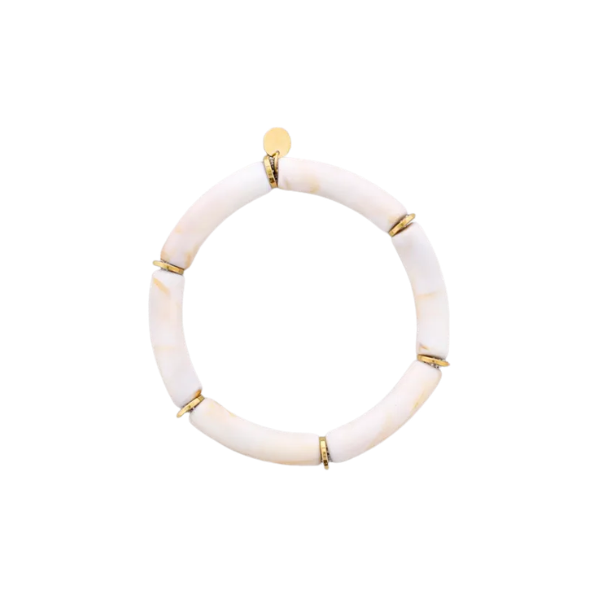 Bracelet tubes – Acier & résine