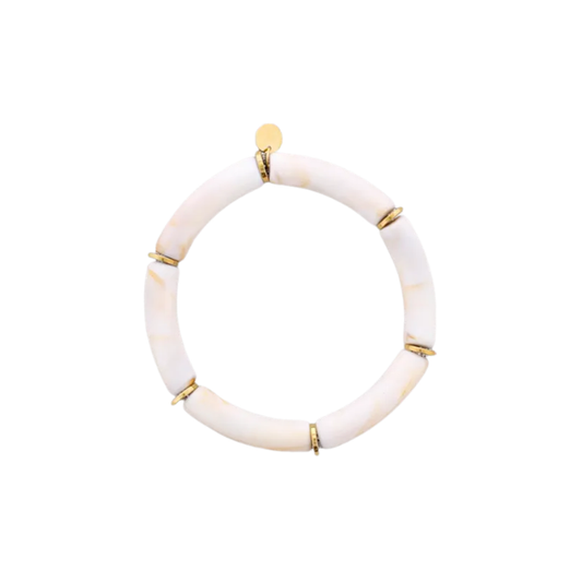 Bracelet tubes – Acier & résine
