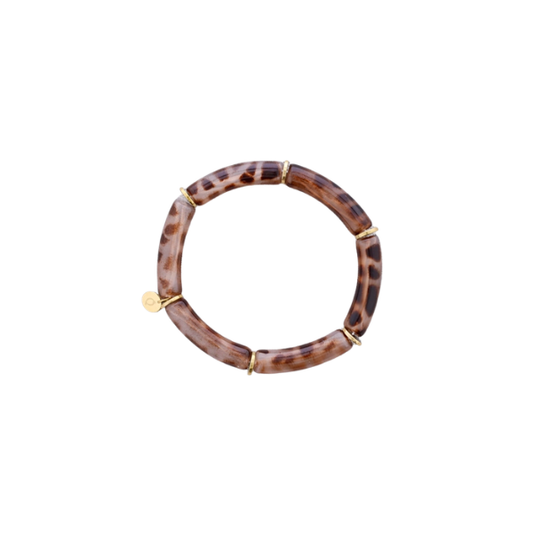 Bracelet tubes – Acier & résine