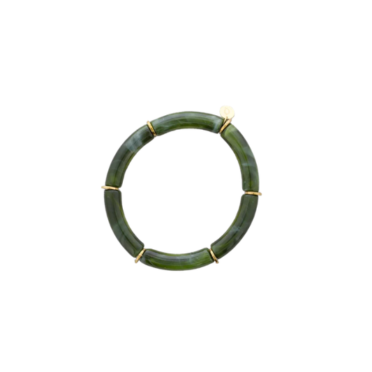 Bracelet tubes – Acier & résine