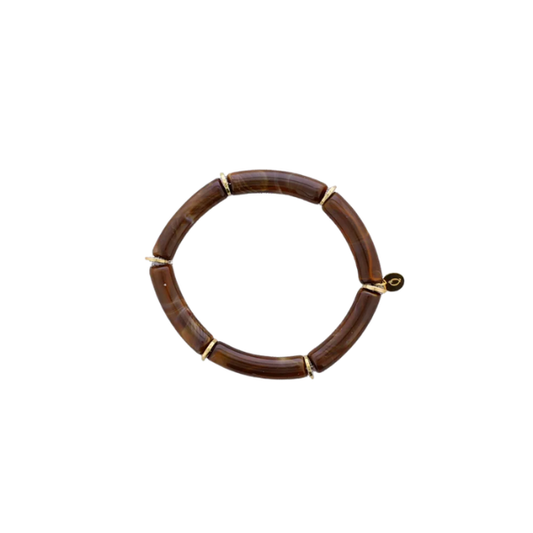 Bracelet tubes – Acier & résine