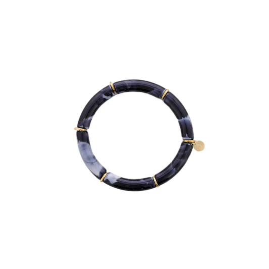 Bracelet tubes – Acier & résine