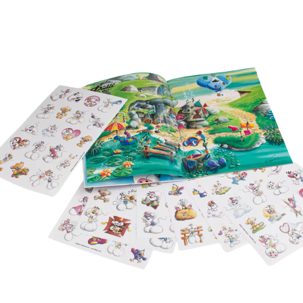 Cahier avec stickers repositionnables A5 Diddl