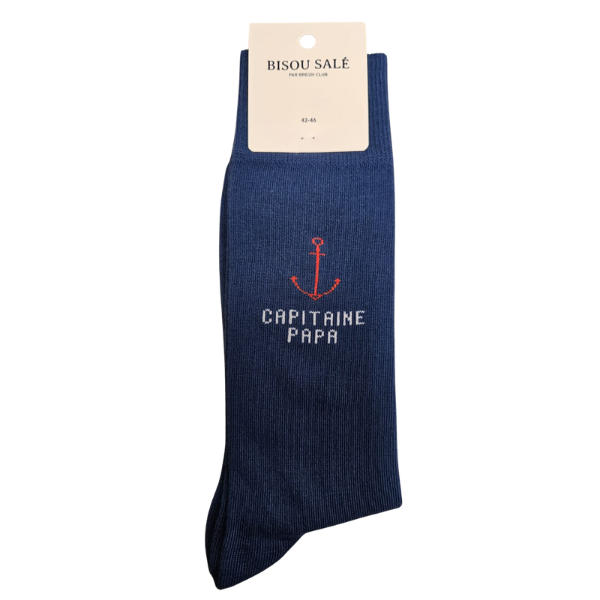 Breizh Club - Chaussette " Capitaine Papa "