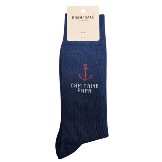 Breizh Club - Chaussette " Capitaine Papa "