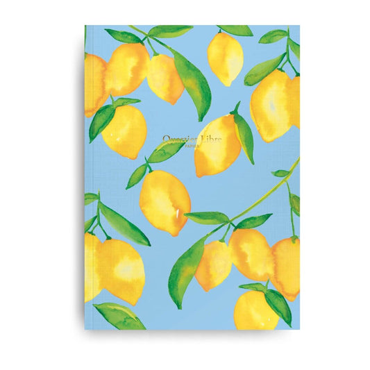 Carnet Quartier Libre Format A5 - Citrons