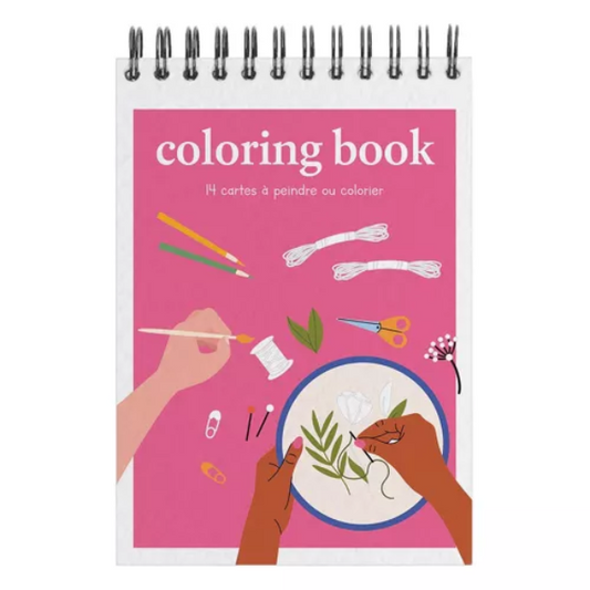Maison Joliette - Carnet de coloriage A6 Do it yourself