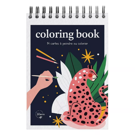 Maison Joliette - Carnet de coloriage A6 Wild