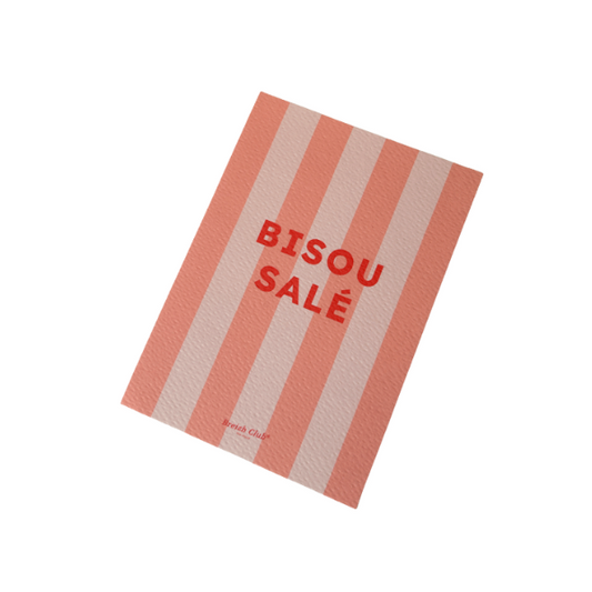 Breizh Club - Carte postale Bisou salé