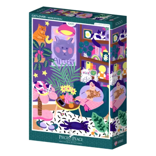 Puzzle Pieces&Peace 1000 Pièces - Cat lover
