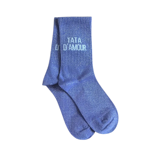 Chaussette pailletée - Tata d'amour